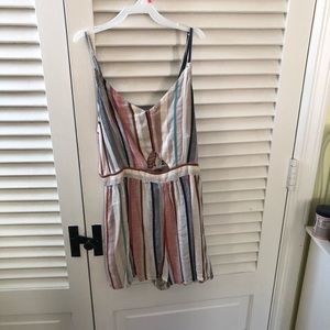 American Eagle Stripped Romper